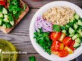 plate of vegetables